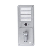 LED Solar Street Light - 200 Watt - 20000 Lumens - Color Selectable 27K/30K/40K/50K/57K - Slipfitter Mount - with Motion Sensor - Silver Finish - Remote Included
