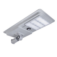 LED Solar Street Light - 80 Watt - 8000 Lumens - 5000K Daylight - Slipfitter Mount - with Motion Sensor - White Finish