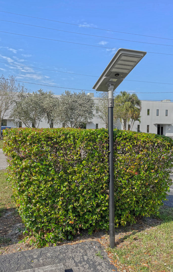 LED Solar Dusk to Dawn Light - 10 Watt - 1000 Lumens - 5000K Daylight - Pole Mount - with Motion Sensor