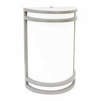 12 Watt LED Decorative Sconce - 1200 Lumens - Color Selectable 27K/30K/35K/40K/50K - 120V - Silver Finish - Dimmable