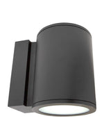 8 Inch LED Cylinder Sconce - 40 Watt - 3200 Lumens - Color Selectable 30K/40K/50K - 120V - Black Finish - Dimmable Up/Down Light