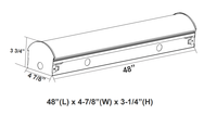 40 Watt Linear Stairwell Light - with Bi-Level Sensor - 4200 Lumens - 4000K Cool White - 120-277V - Ceiling Or Wall Mount - Dimmable
