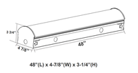 40 Watt Linear Stairwell Light - with Bi-Level Sensor - 4200 Lumens - 5000K Daylight - 120-277V - Ceiling Or Wall Mount - Dimmable