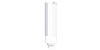 LED PL Retrofit Lamp for 2 or 4 Pin CFL Bulbs - Replaces 42 Watt- G24d, GX24d, G24q / GX24q Base Lamps - Magnetic Ballast Compatible or Bypass, 3000K and 1850 Lumens