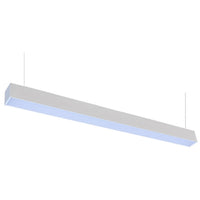 LED Squared Pendant Office Light - 20 Watt - 2400 Lumens - Color Selectable 35K/40K/50K - 120-277V - With Suspension Hanging Kit