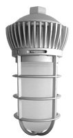 LED Universal Mount Vapor Tight - 12 Watt - 900 Lumens - 3000K Soft White - 120-277V - Gray Finish - Ceiling, Wall or Conduit Mount