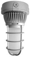 LED Universal Mount Vapor Tight - 20 Watt - 1785 Lumens - 3000K Soft White - 120-277V - Gray Finish - Ceiling, Wall or Conduit Mount