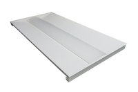LED Basket Troffer - Selectable 34/38/45 Watt - Recessed Drop Ceiling Mount - 4250-5700 Lumens - Color Selectable 35K/40K/50K - 120-277V - White Finish - Dimmable - With Emergency Battery Back Up