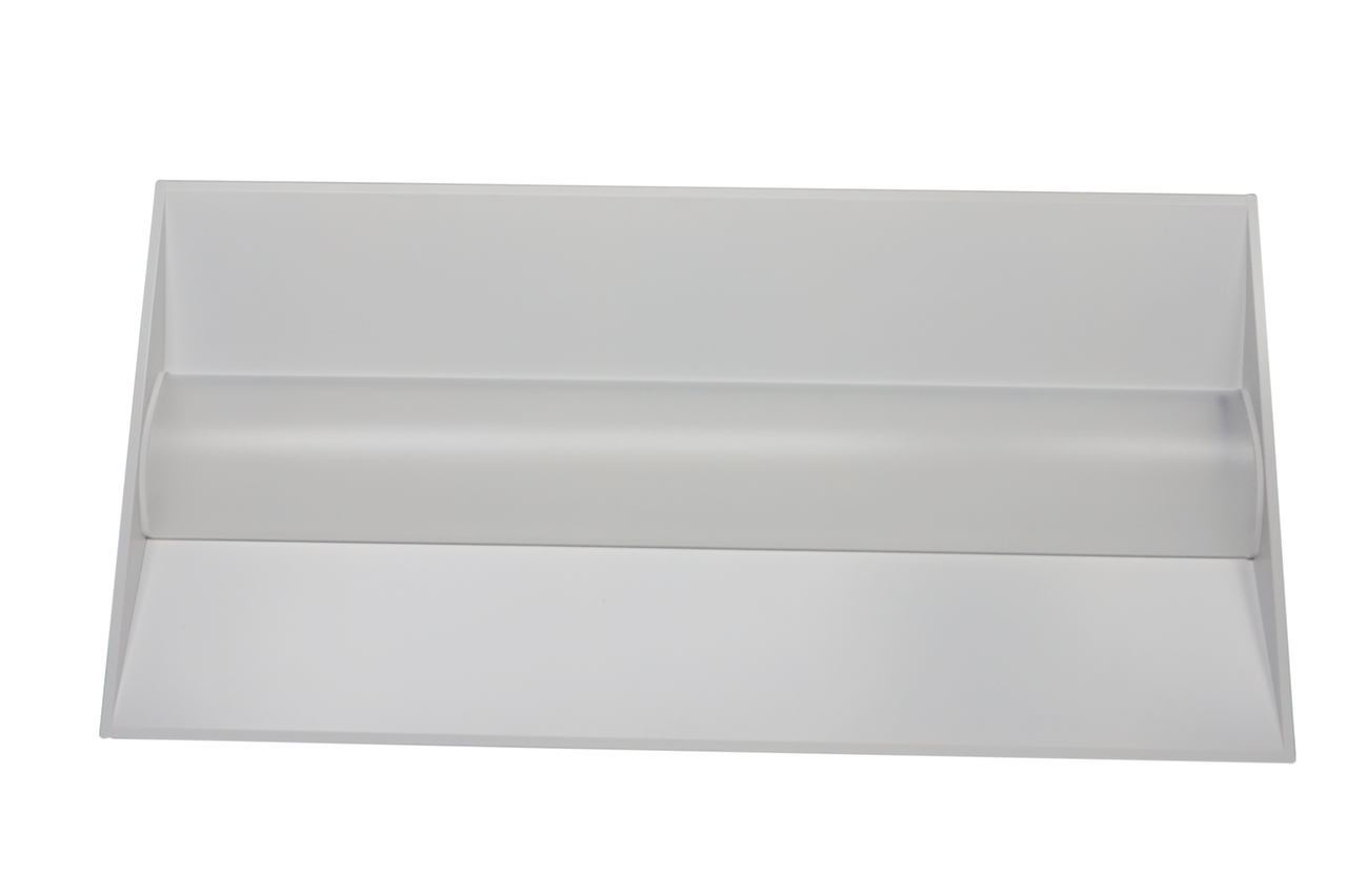 LED Basket Troffer - Selectable 34/38/45 Watt - Recessed Drop Ceiling Mount - 4250-5700 Lumens - Color Selectable 35K/40K/50K - 120-277V - White Finish - Dimmable