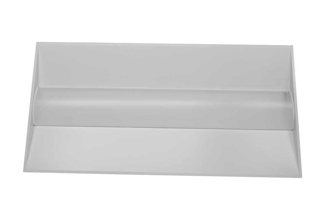 LED Basket Troffer - Selectable 34/38/45 Watt - Recessed Drop Ceiling Mount - 4250-5700 Lumens - Color Selectable 35K/40K/50K - 120-277V - White Finish - Dimmable