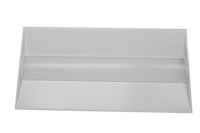 LED Basket Troffer - Selectable 34/38/45 Watt - Recessed Drop Ceiling Mount - 4250-5700 Lumens - Color Selectable 35K/40K/50K - 120-277V - White Finish - Dimmable - With Emergency Battery Back Up