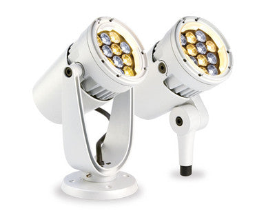 Color Kinetics iW Burst Compact Powercore, 100-240V, 2700-6500K LED, 8Deg., White, Stem Mount, UL/CE
