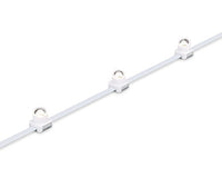 Color Kinetics eW Flex Micro, 5700K, 50 nodes, 12in OC, White Node/Cable, Clear Dome Lens, 3ft Whip - Special Order
