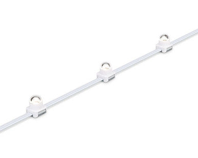 Color Kinetics eW Flex Micro, 6500K, 50 nodes, 12in OC, White Node/Cable, Translucent Dome Lens, 3ft Whip - Special Order