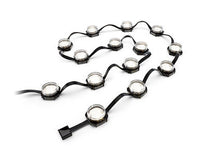 Color Kinetics eW Flex Compact, 2700K, 50 Nodes, 4in OC, Black Node/Cable, Clear Flat Lens, 3ft Whip