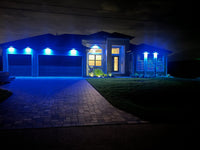 Blue LED PAR38 Bulb - 11.5 Watt - E26 Medium Base - 120V - Dimmable - Wet Rated