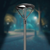 LED Modern Pole Lights - Integrated LED Post Light Fixtures In Bronze - Choose Your Wattage