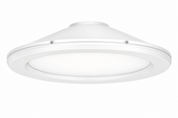 Parking Garage LED,LED,4 light engines,Up to 3917 Lumens.,3500K ,70CRI,Type V Medium,120-277V,Pendant mount,Nlight air EM gen 2 controller,Motion/ambient sensor <15FT; dims to 3V,750lm uplight,White, super durable