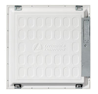 LED Flat Panel, 2FT x 2FT, Switchable lumens – 2500LM,  3200LM,  and 4000LM, 80+ CRI, Switchable CCT – 3500K,  4000K,  and 5000K, Satin white, MVOLT,  120V-277V, Sensor Switch enabled, Dual tech (passive infrared & microphonics) Occ sensor with auto-