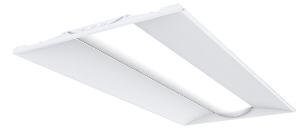 Recessed Center Element LED Lay In Standard Performance, 2FT x 4FT, Nominal 5000 LM, 80+ CRI, 3500K, Curved Opal Lens, Constant current,  dimming to 10%, LED Driver 0-10V, MVOLT,  120V-277V