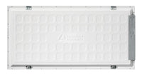 LED Flat Panel, 2FT x 4FT, Switchable lumens – 3500LM,  4300LM,  and 5500LM, 80+ CRI, Switchable CCT – 3500K,  4000K,  and 5000K, Satin white, MVOLT,  120V-277V, Sensor Switch enabled, Dual tech (passive infrared & microphonics) Occ sensor with auto-