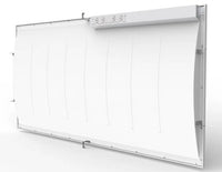 Curved Indirect LED Troffer - Multiwatt 30W/40W/50W - Max 6250 Lumens - 2X4 Foot - Color Tunable 35K/40K/50K - Aperture Optics - Standard Drop Ceiling Mount - 120-277V
