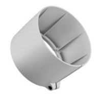 Color Kinetics Burst Compact Powercore Glare Shield, Gray, 4.5in Diameter, Full Height