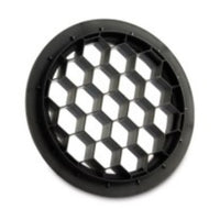 Color Kinetics Burst Compact Powercore Honeycomb Louver, 4.5in Diameter, Black