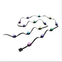 Color Kinetics iColor Flex MX Gen2, 50 Nodes, 4in OC, Black Node/Cable, Translucent Dome Lens, 3ft Leader - Special Order