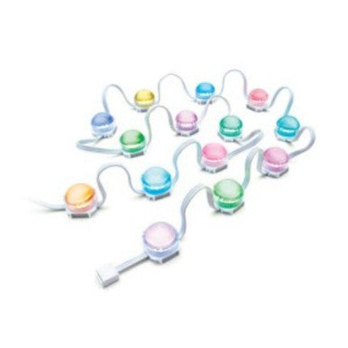 Color Kinetics iColor Flex LMX Gen2, 50 nodes, 4in OC, White Node/Cable, Narrow Beam Lens, 3ft Whip - Special Order