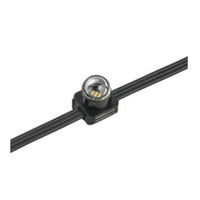 Color Kinetics eW Flex Micro, 3000K, 50 nodes, 4in OC, Black Node/Cable, Clear Dome Lens, 3ft Whip