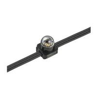 Color Kinetics eW Flex Micro, 3000K, 50 nodes, 12in OC, Black Node/Cable, Clear Dome Lens, 3ft Whip