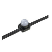 Color Kinetics eW Flex Micro, 3000K, 50 nodes, 12in OC, Black Node/Cable, Translucent Dome Lens, 3ft Whip
