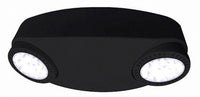 High Watt Emergency Light - Black Finish With 90 Minute Battery Back-Up