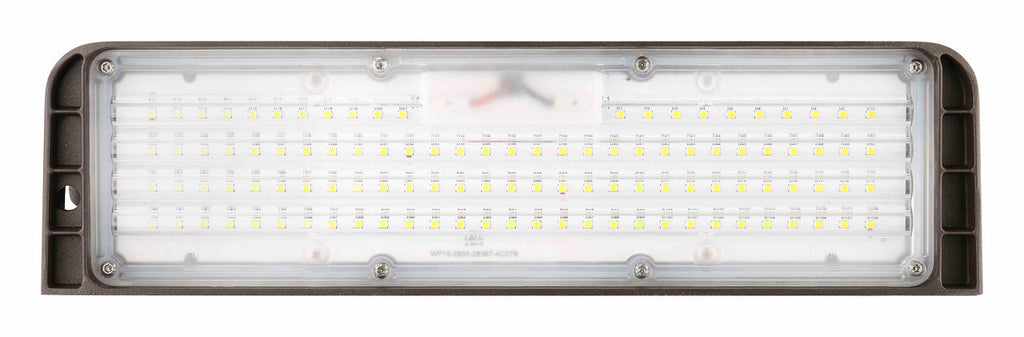 Slim Full Cut Off LED Wall Pack Fixture - 38 Watt - Color Selectable 30K/40K/50K - 5700 Lumens - With Photocell