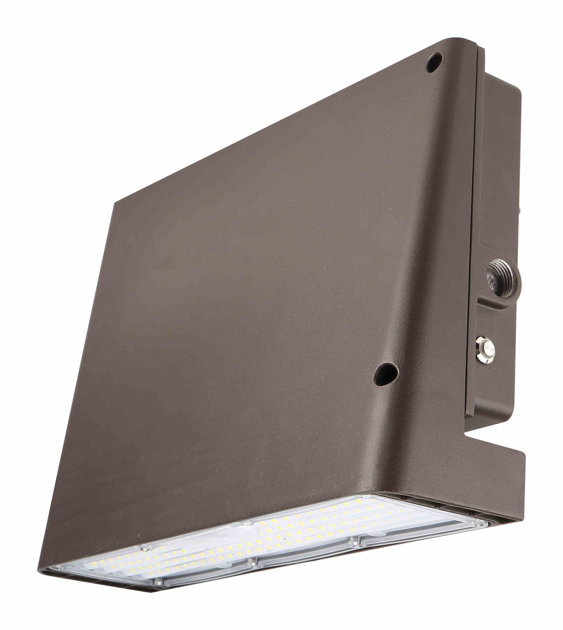 Slim Full Cut Off LED Wall Pack Fixture - 100 Watt - Color Selectable 30K/40K/50K - Lumen Adjustable