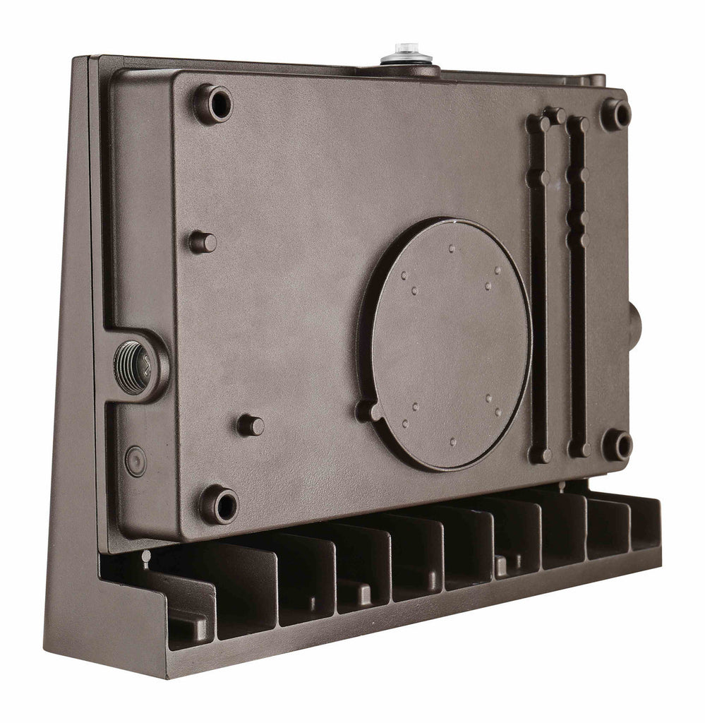 Slim Full Cut Off LED Wall Pack Fixture - 100 Watt - Color Selectable 30K/40K/50K - Lumen Adjustable
