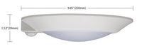 10 Inch LED Dome Light with Motion Sensor - 12 Watt - 1000 Lumens - Color Selectable 30K/40K/50K - 120V - Dimmable - White