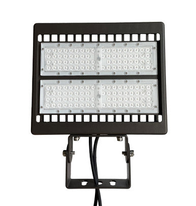 140 Watt LED Outdoor Flood Lights - Trunnion Mount - 16500 Lumens - 5000K Daylight - 120-277V - Bronze Finish