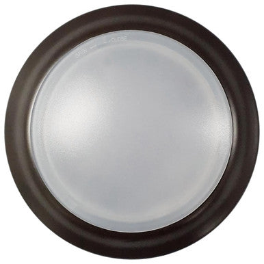 13 Watt LED Disk Ceiling Light - 7 Inch Round - 900 Lumens - Color Selectable 30K/40K/50K - 120V - Bronze Finish - Dimmable