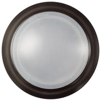 13 Watt LED Disk Ceiling Light - 7 Inch Round - 900 Lumens - Color Selectable 30K/40K/50K - 120V - Bronze Finish - Dimmable