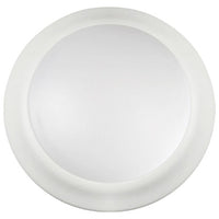 15 Watt LED Disk Ceiling Light - 7 Inch Round - 1000 Lumens - Color Selectable 30K/40K/50K - 120V - White Finish - Dimmable
