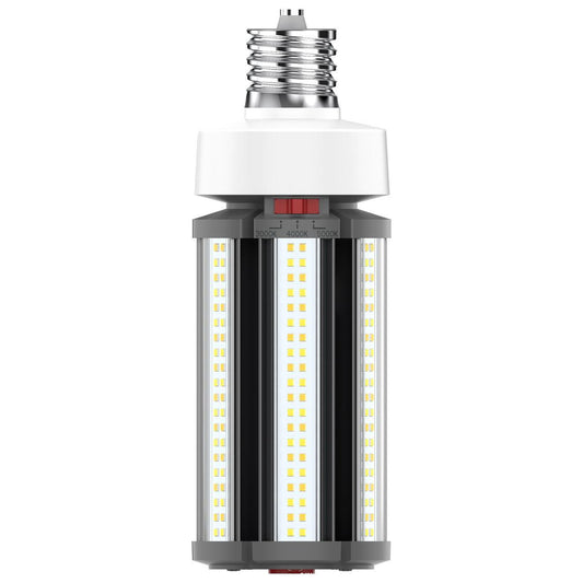 LED Corn Bulb Watt Selectable 36W/45W/54W- Metal Halide Retrofit -Up To 7560 Lumens - Color Selectable 30K/40K/50K - 120-277V - E39 Mogul Base - Ballast Bypass