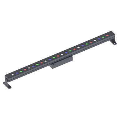 RGBW Color Changing LED Flood Light Black Linear Fixture 72 Watt App Controlled