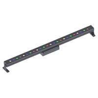 RGBW Color Changing LED Flood Light Black Linear Fixture 72 Watt App Controlled
