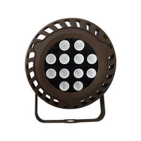 RGBW Color Changing LED Flood Light Bronze Round Fixture 36W App Controlled