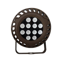 RGBW Color Changing LED Flood Light Bronze Round Fixture 36W App Controlled