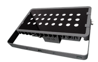 DMX512 Compatible RGBW Color Changing Flood Light Black Square Fixture 96W