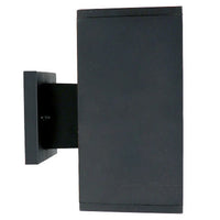 LED Square Cylinder Sconce Wall Light - 40 Watt - 1920 Lumens - Color Selectable 30K/40K/50K - 120V - Black Finish - Dimmable Up/Down Light