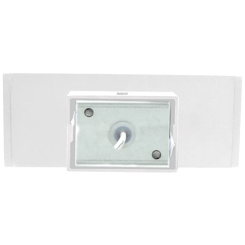 LED Square Cylinder Sconce Wall Light - 40 Watt - 1920 Lumens - Color Selectable 30K/40K/50K - 120V - White Finish - Dimmable Up/Down Light